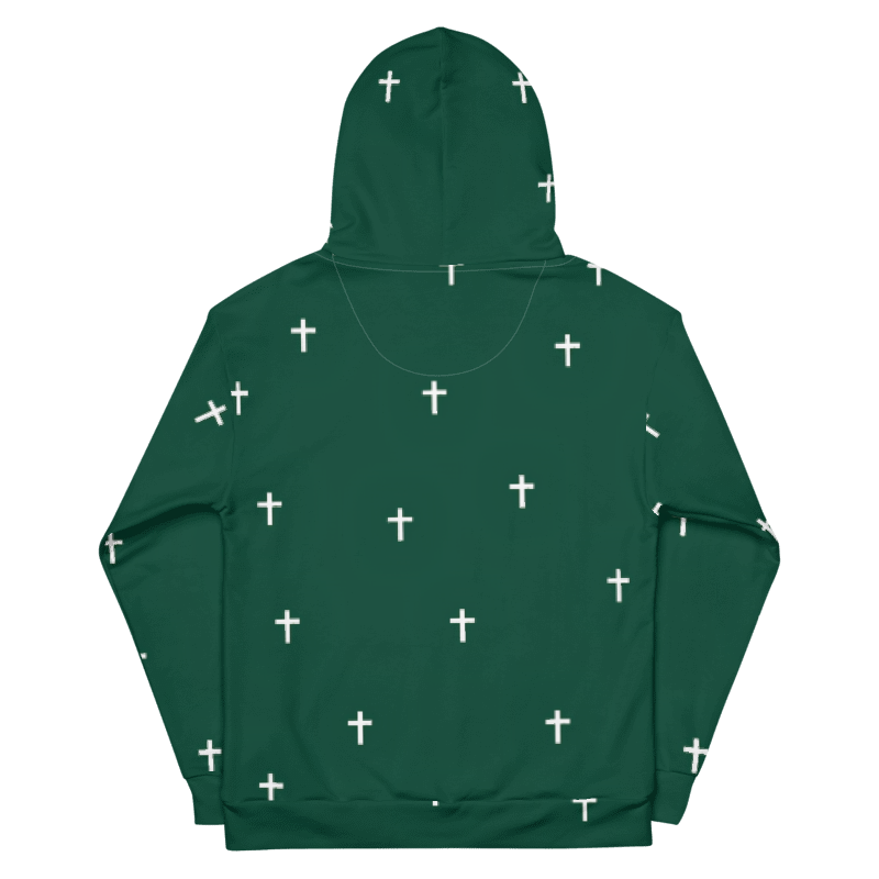 "Cross" Hoodie / Forest Green