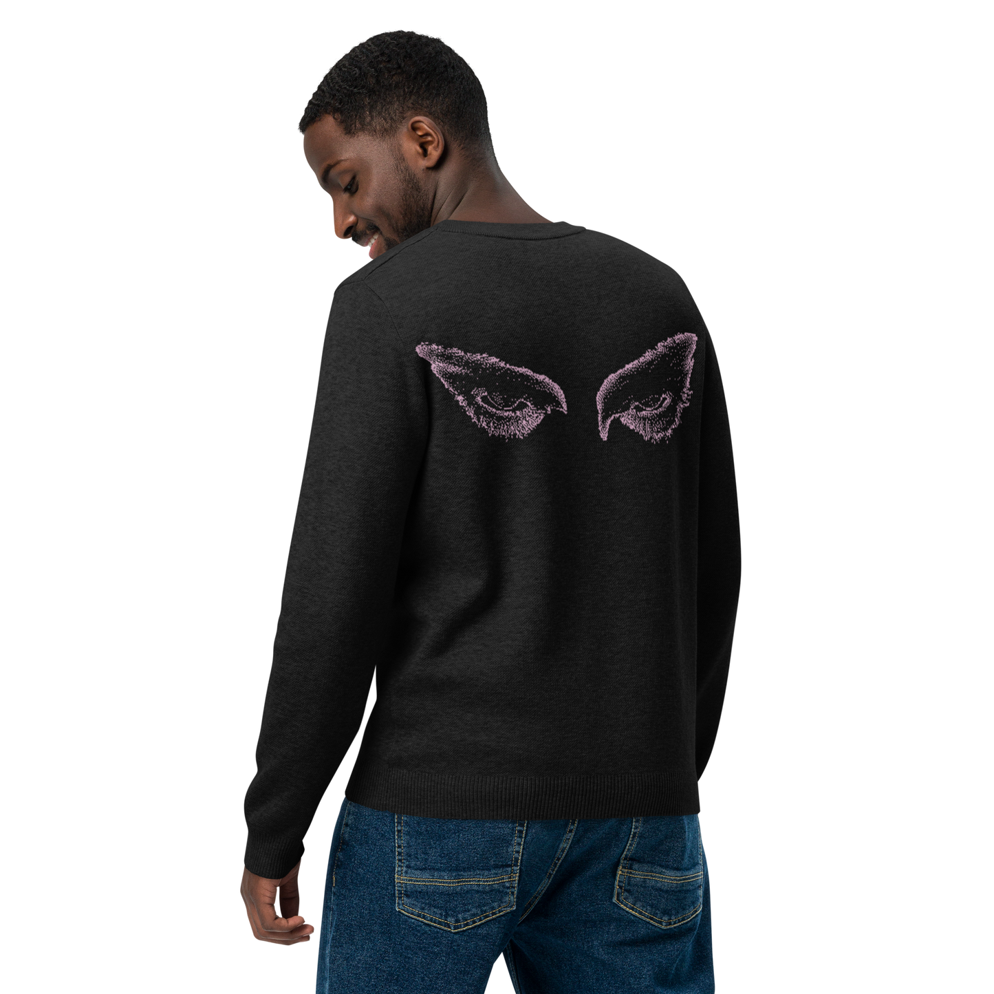 "Looking back" Knitted Sweatshirt