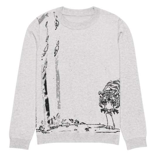 "White Tiger" Knitted Sweatshirt