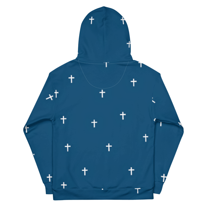 "Cross" Hoodie / Navy